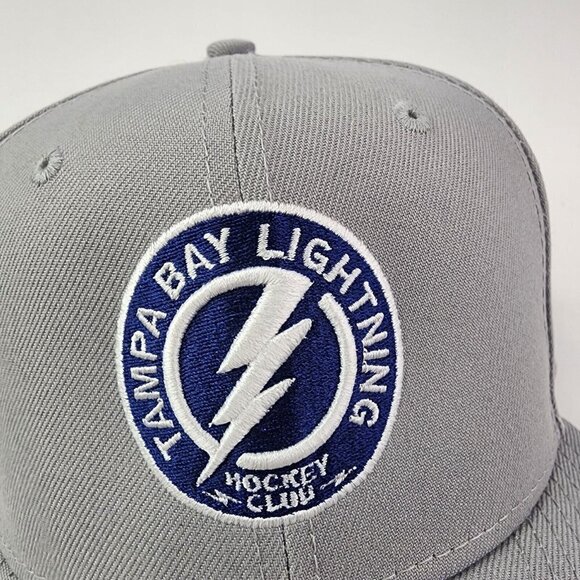 Tampa Bay lightning NHL Snapback Gray New Era OSFA Hat - Picture 3 of 9